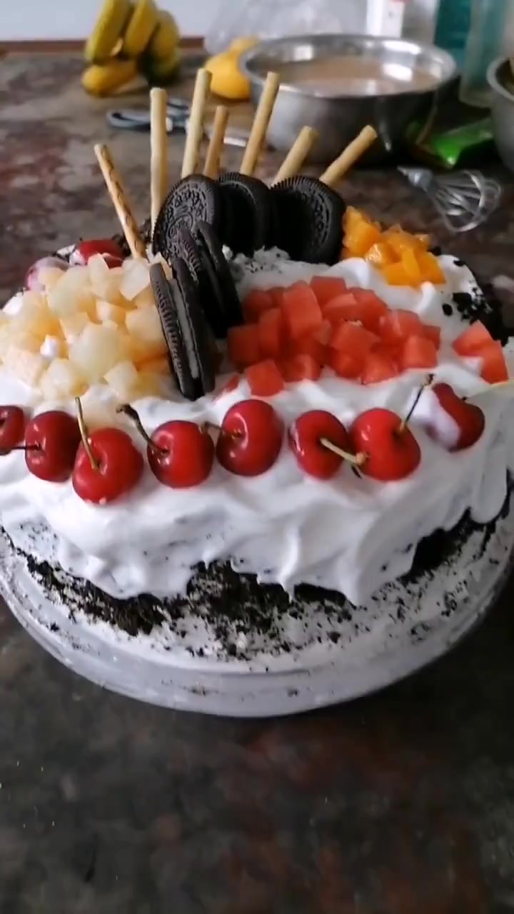 哥哥生日，我和嫂子亲手做蛋糕，一家人好幸福