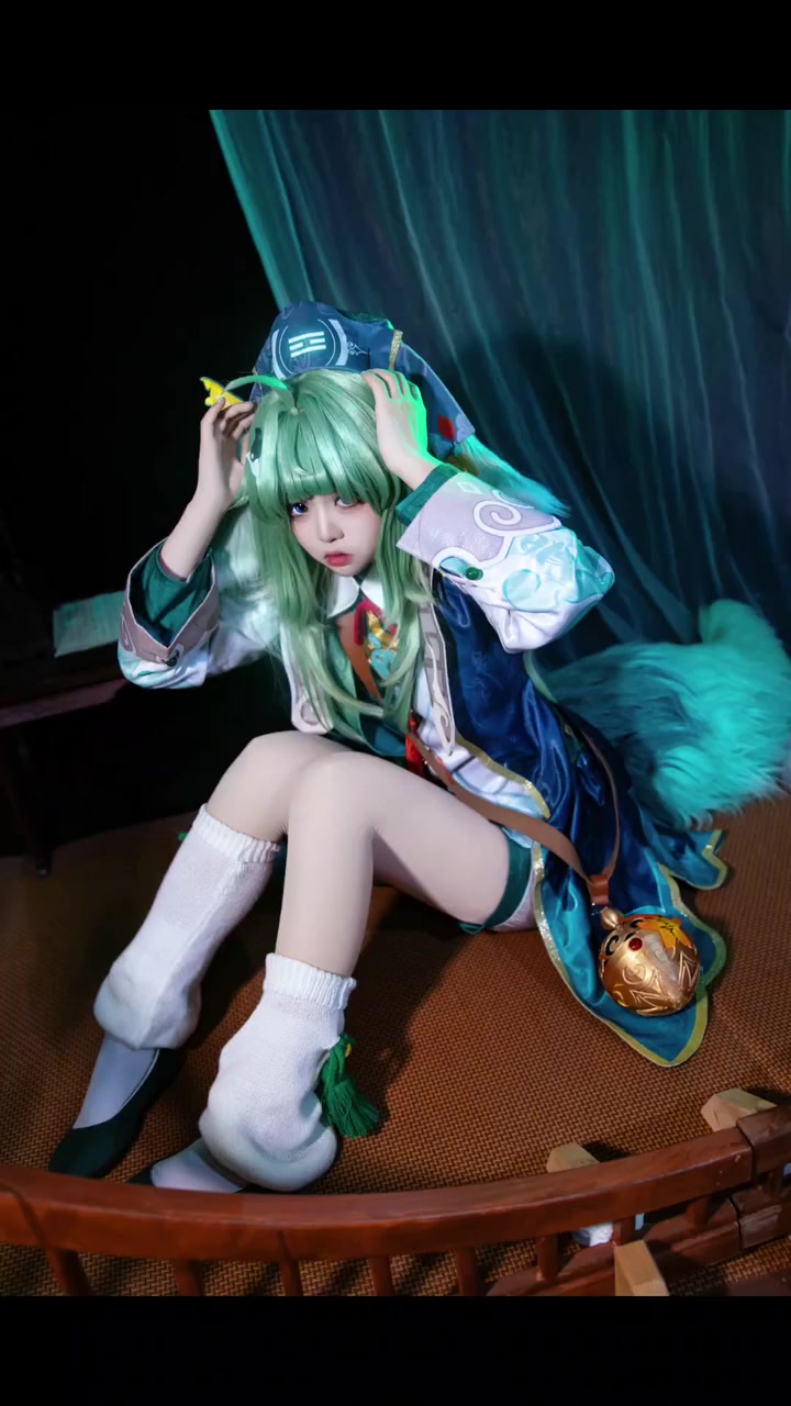 藿藿cos|抹茶白巧小蛋糕!