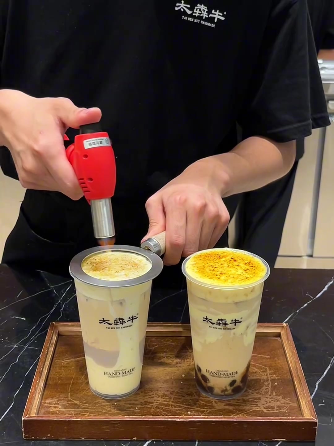 谁能拒绝,太犇牛手作的焦糖布蕾,黑糖珍珠奶茶的快乐