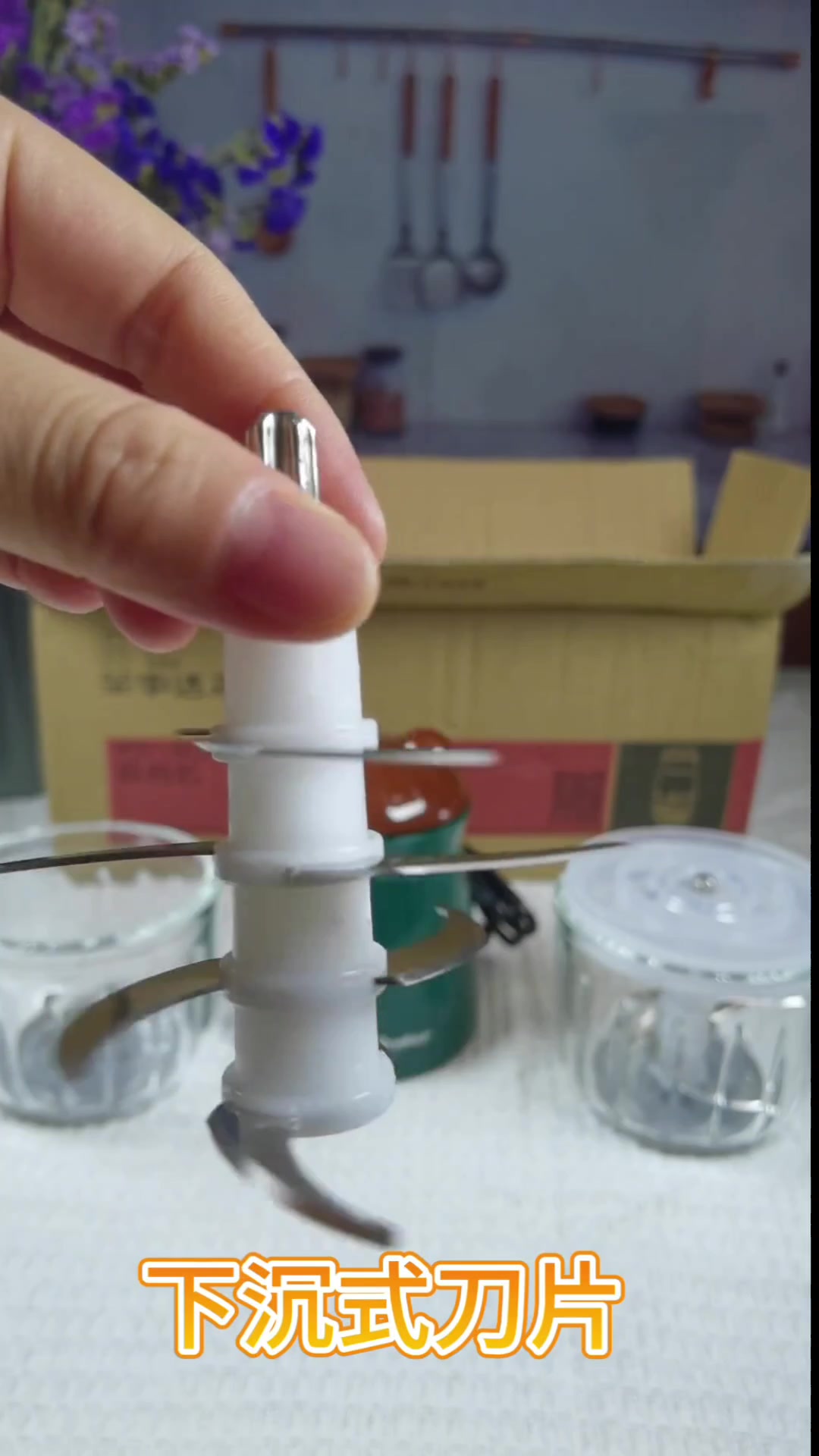 荣事达婴儿宝宝辅食机家用料理机迷你电动压蒜器小型多功能绞肉机