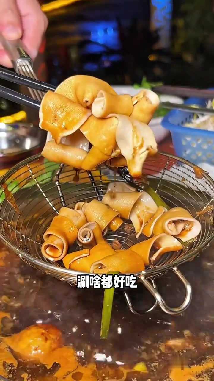 吃卤水火锅,隆都这家南溪山庄赵记鹅肠超棒!