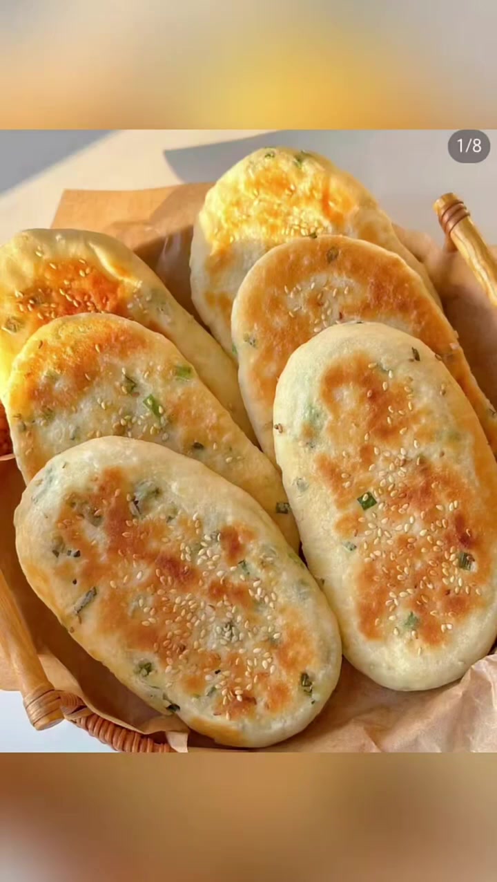 面点师都不会的八道家常饼做法。焦香酥脆，全家人都爱吃