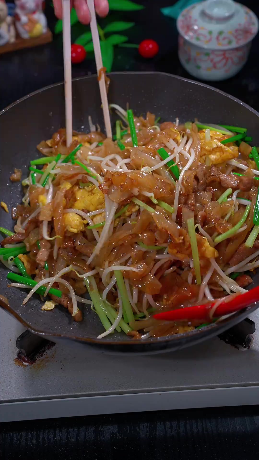 一周吃八次不腻的锅气炒河粉，做法超简单！