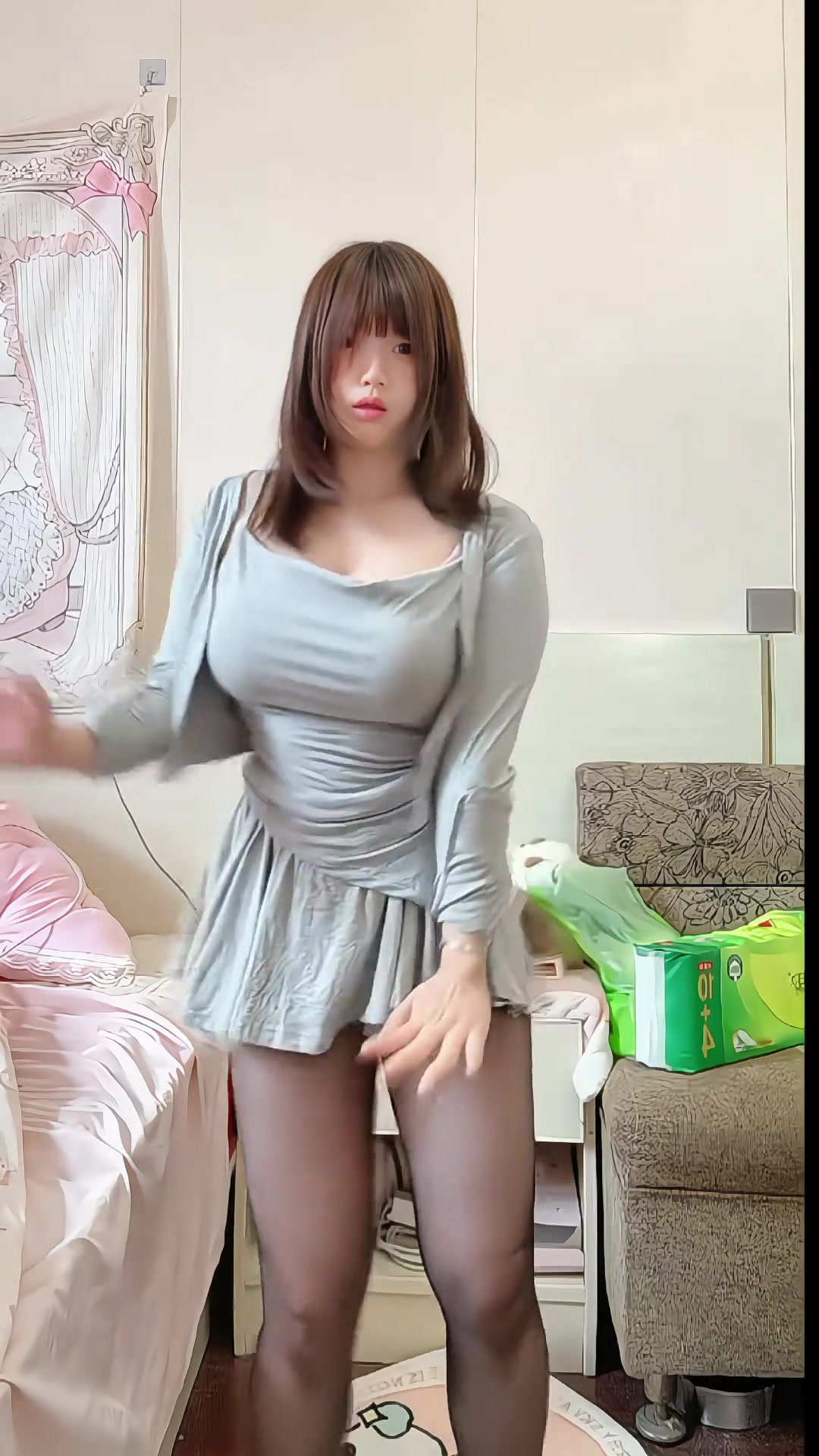 素颜，微胖，呆头鱼的日常