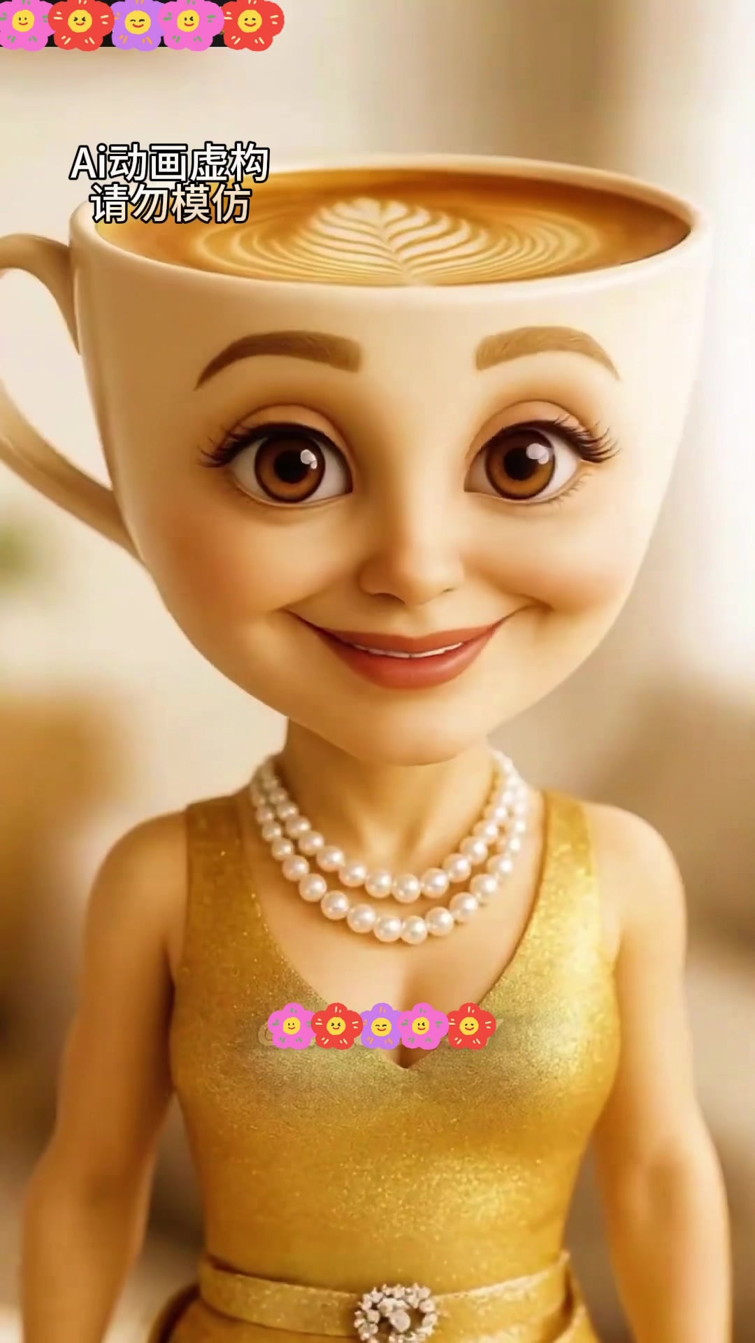 咖啡小姐原来是个大美女