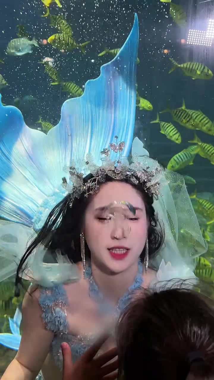 王丸丸美人鱼,连体鱼尾的神秘魅力
