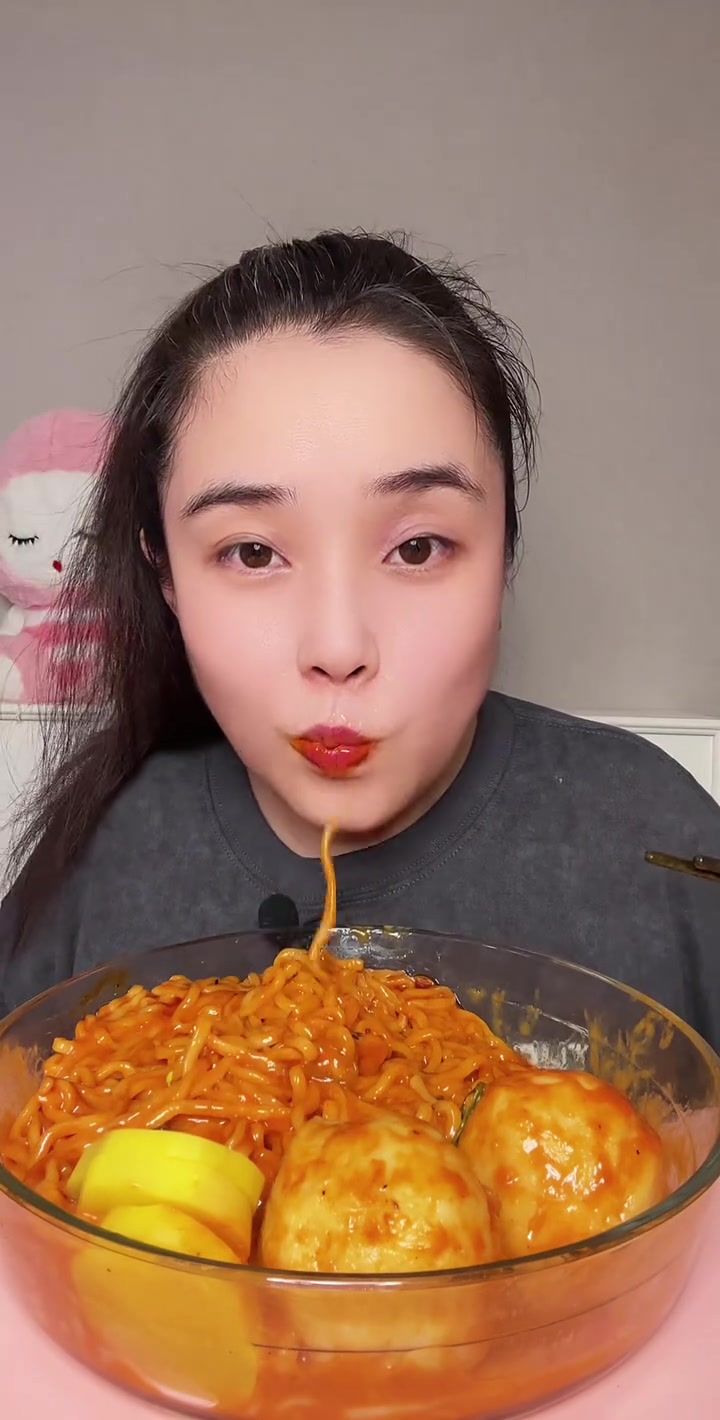 黏糊糊的火鸡面