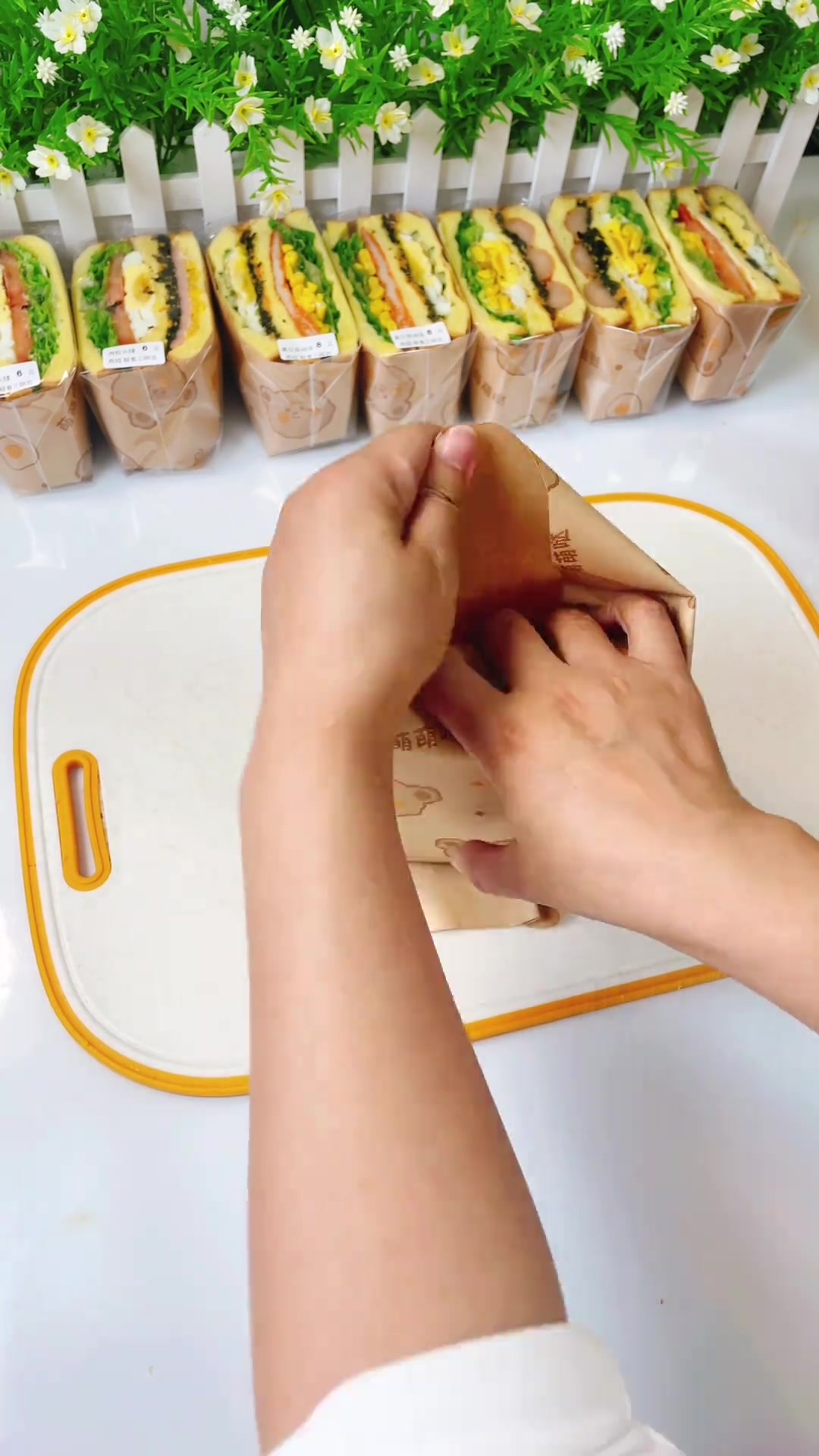 口袋三明治包装教程,不会包的快收藏
