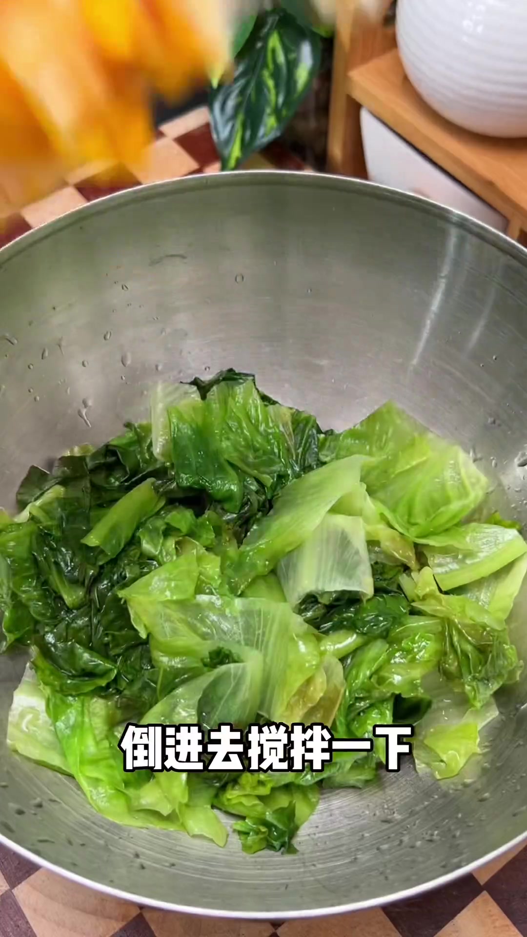 听说生菜拌鸡蛋超绝?我也安排上了