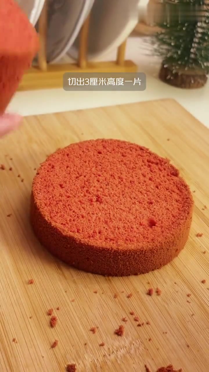 樱桃红丝绒慕斯,多重口感含大颗粒果肉