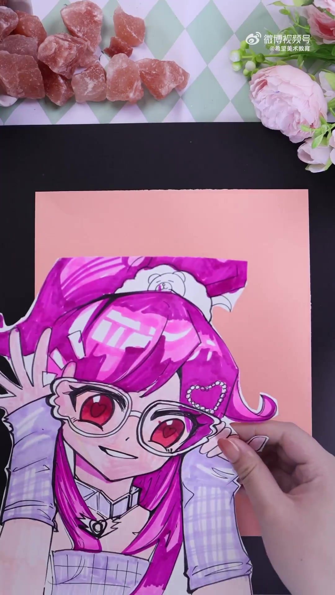 画一个时尚girl好看又好画的动漫画,快点学起来吧~