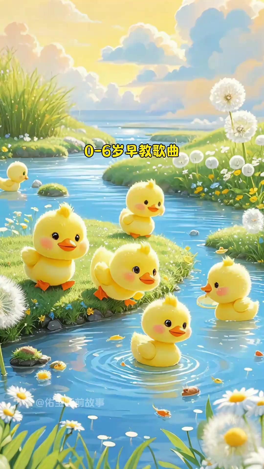 益智早教歌曲《数鸭子》