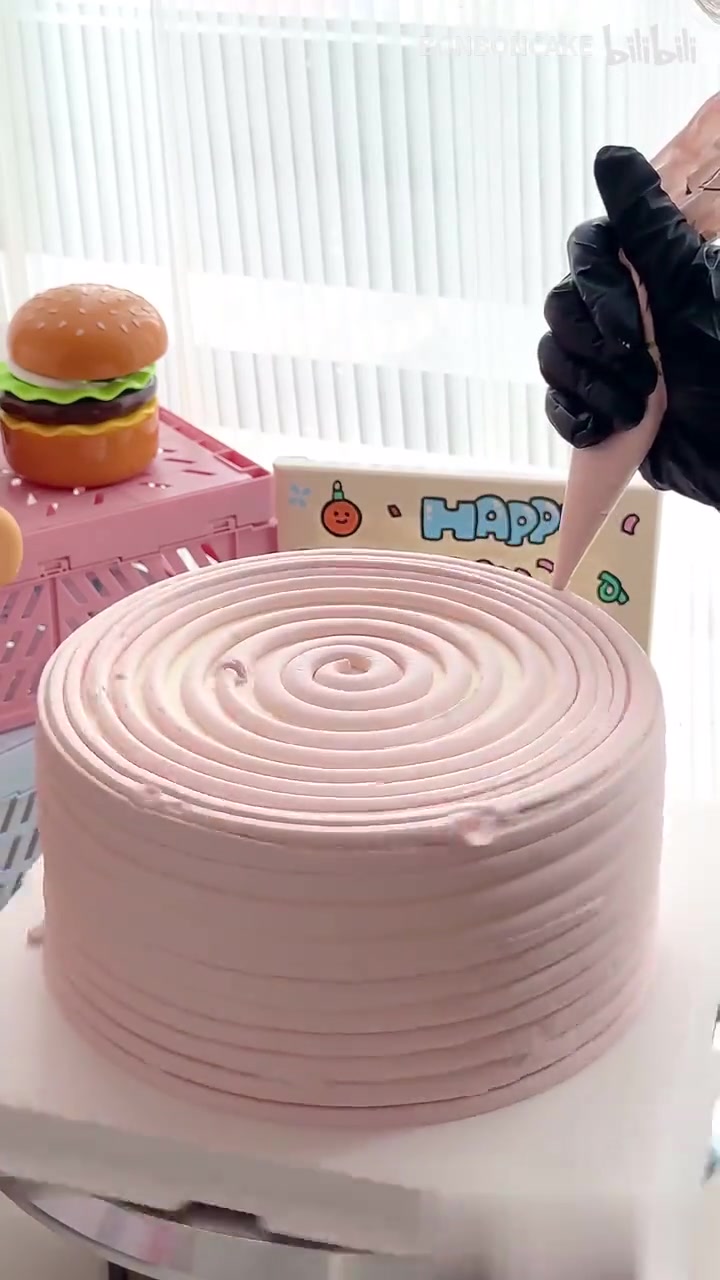 沉浸式做蛋糕/一家三口小动物蛋糕