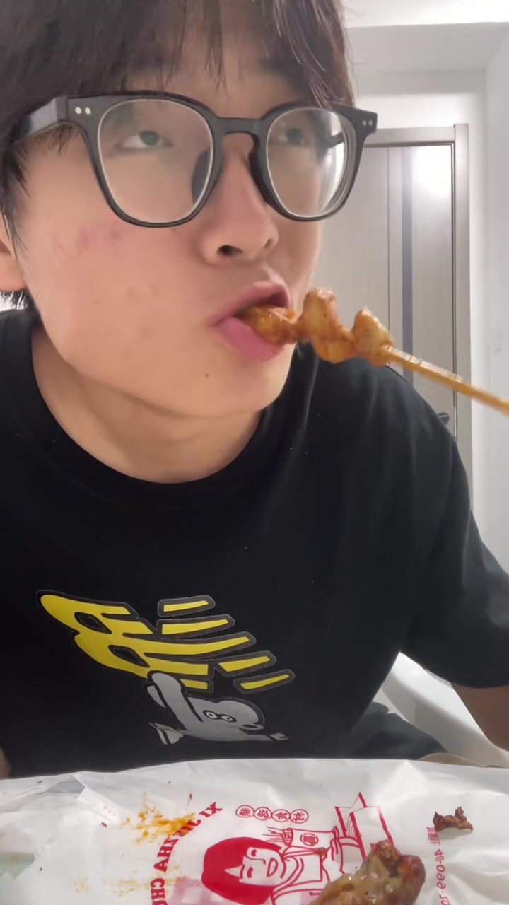 一型糖尿病晚餐,奖励自己吃炸串