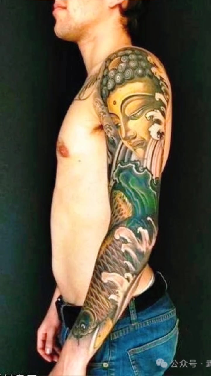 一组观世音菩萨纹身图案欣赏