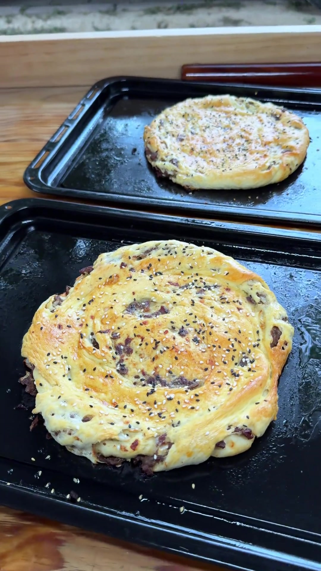 今天给孩子做新疆特色肉馕，酥脆可口，香味十足，快学起来吧！