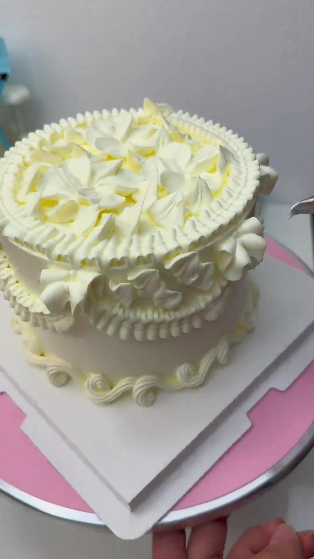 18寸复古蛋糕太好看了，你学会了吗