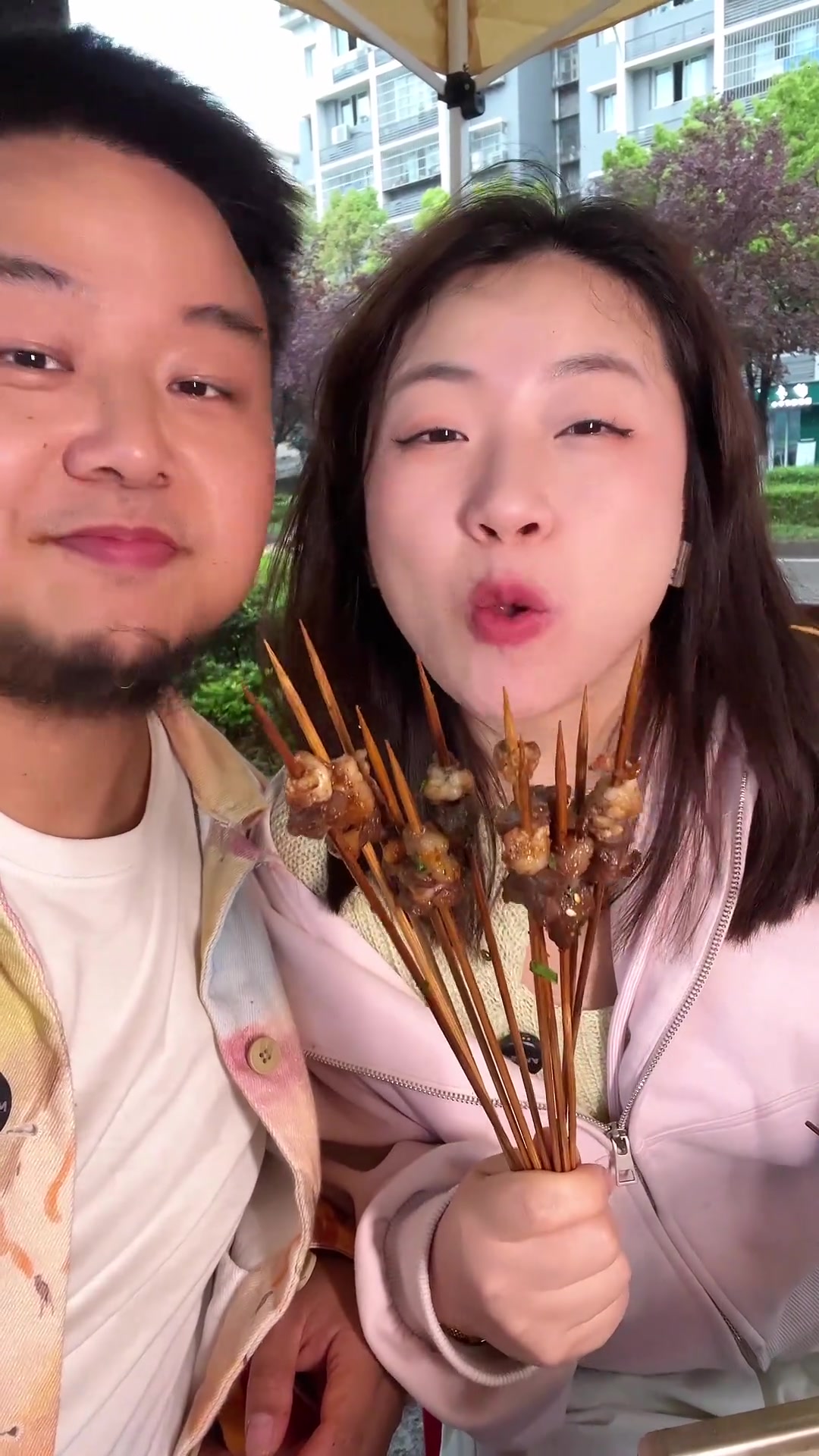 万州美食:烤牛肉串