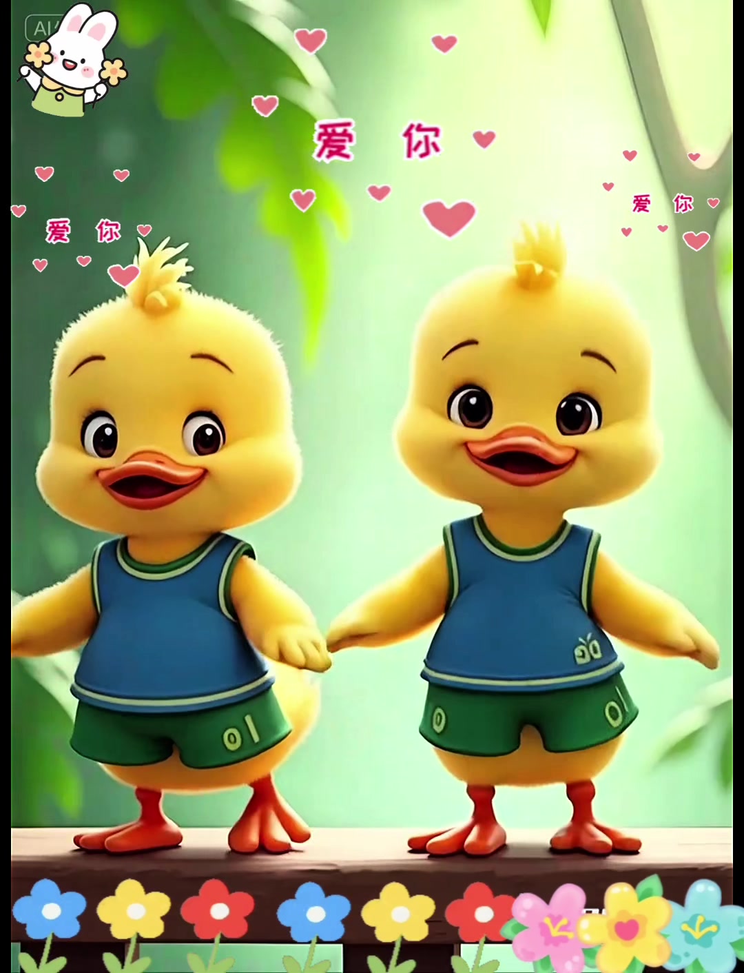 好可爱的小鸭子