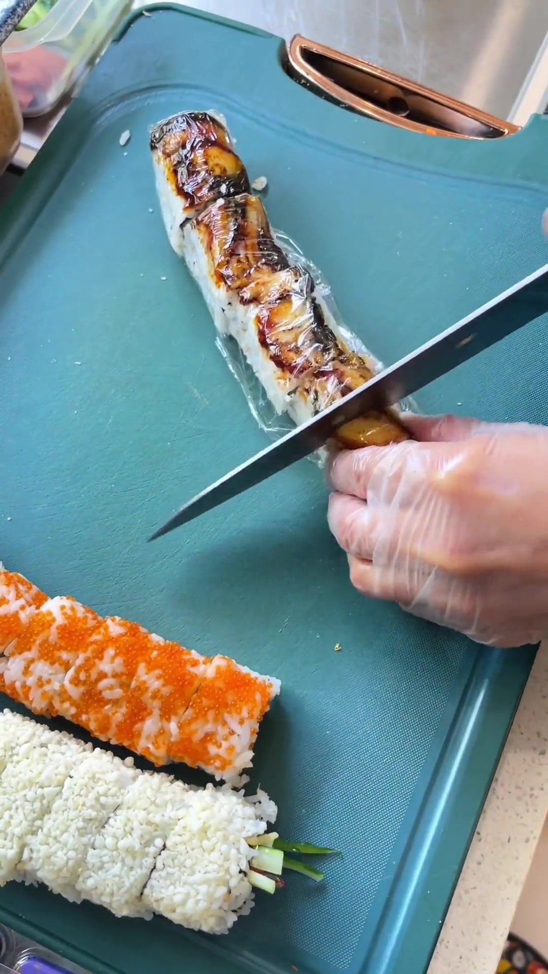 姐妹快来看啊!蟹子海鳗卷制作方法来啦!