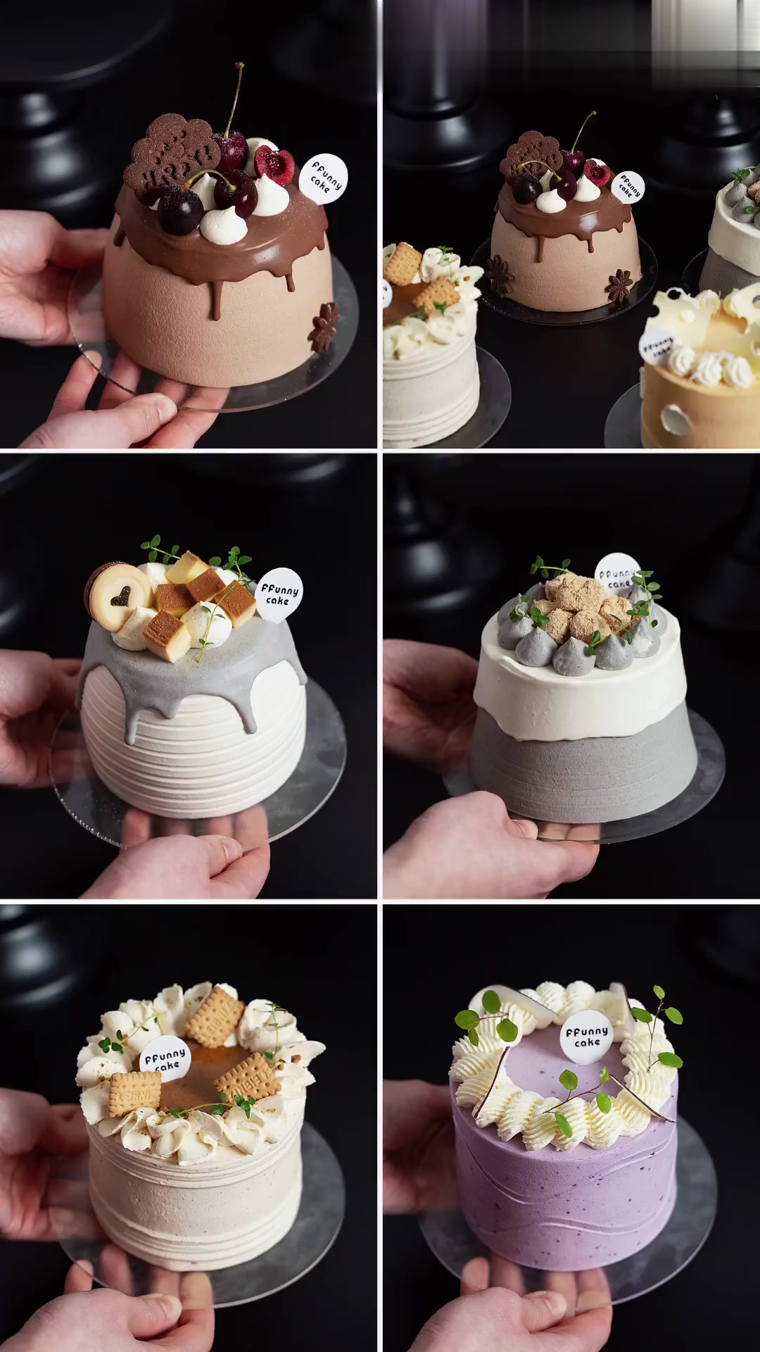 调味奶油系列｜5款奶油小蛋糕造型分享