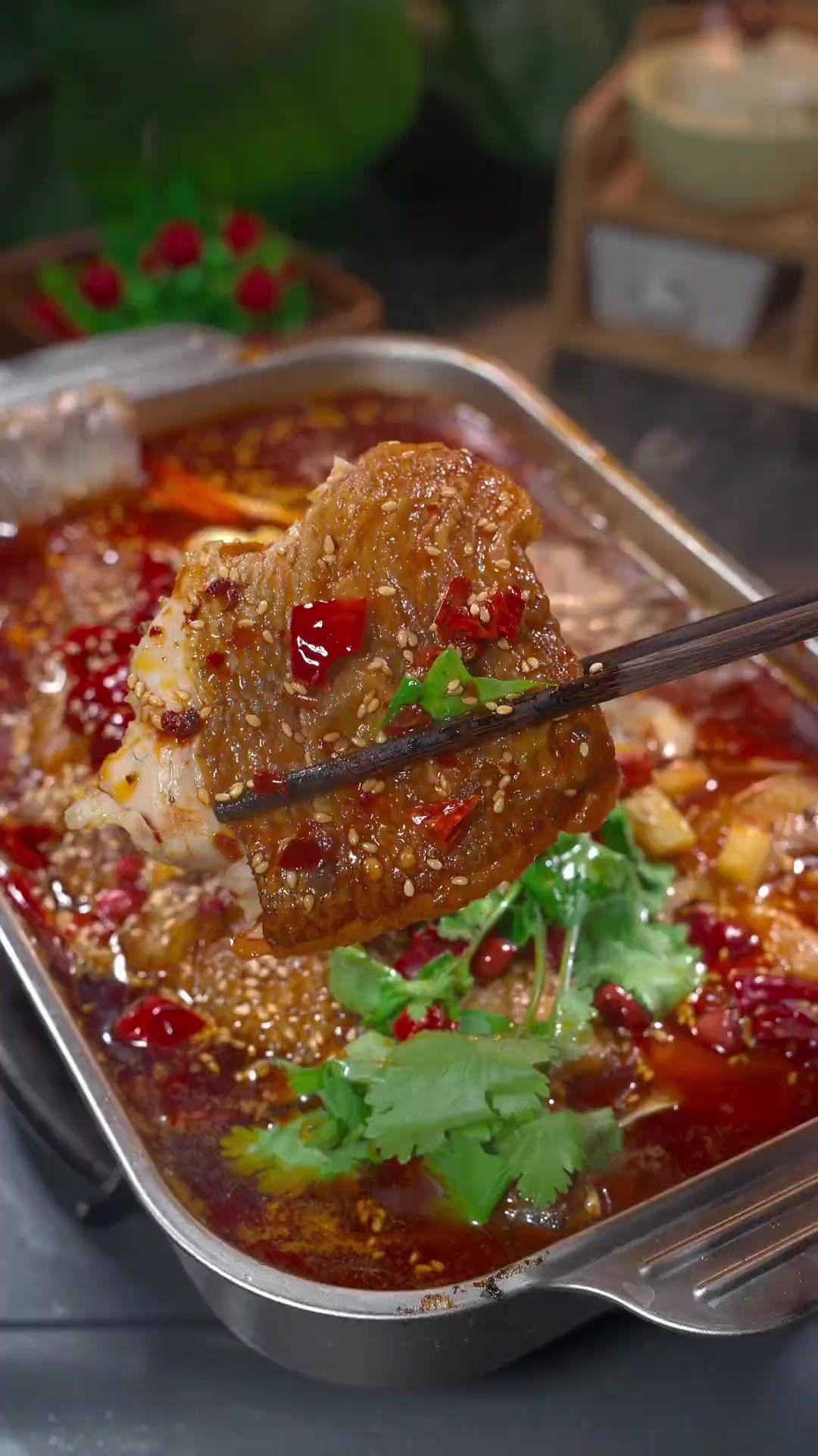 在家几步做出香辣美味烤鱼，边煮边吃香又暖