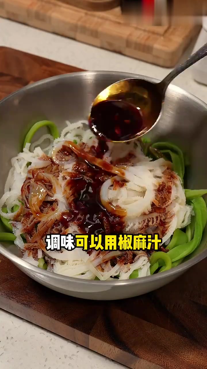 高蛋白+0脂肪!原来贡菜千层肚的热量居然比苹果还要低啊!酸辣脆爽还能帮你解猪瘾!炫儿吧嘎嘎