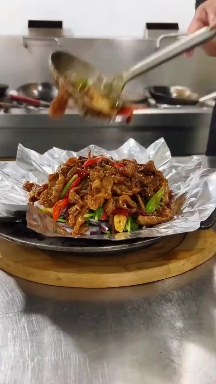 铁板小炒羊肉制作教程