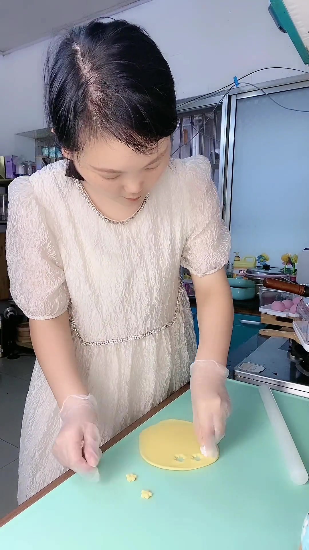 孩子超爱的粉粉豆沙包，做法简单，新手妈妈速学