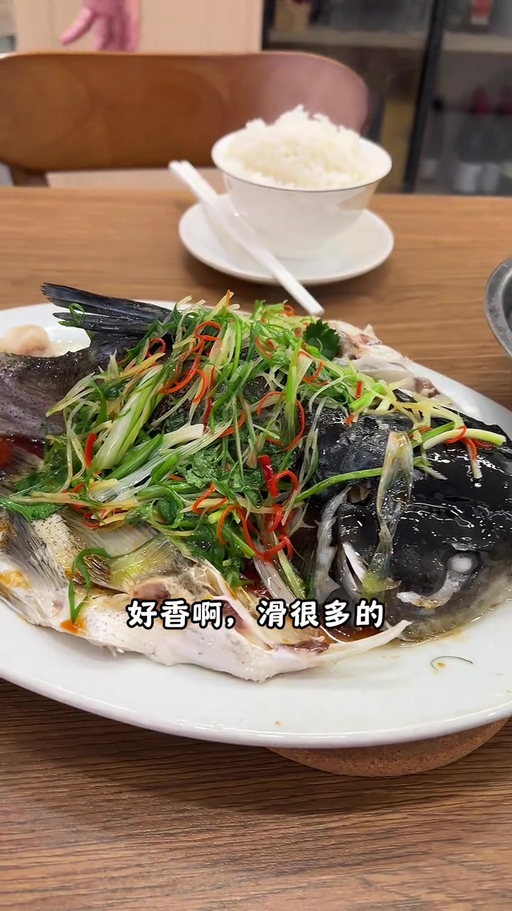 清蒸缩骨大头，生活就是这样简简单单，原汁原味