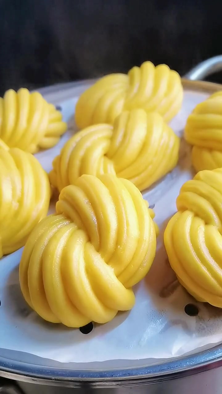 送你吉祥如意，分享如意结馒头做法