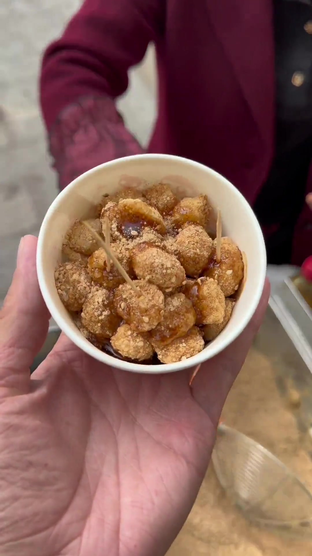 重庆网红小糍粑,红糖还免费加!