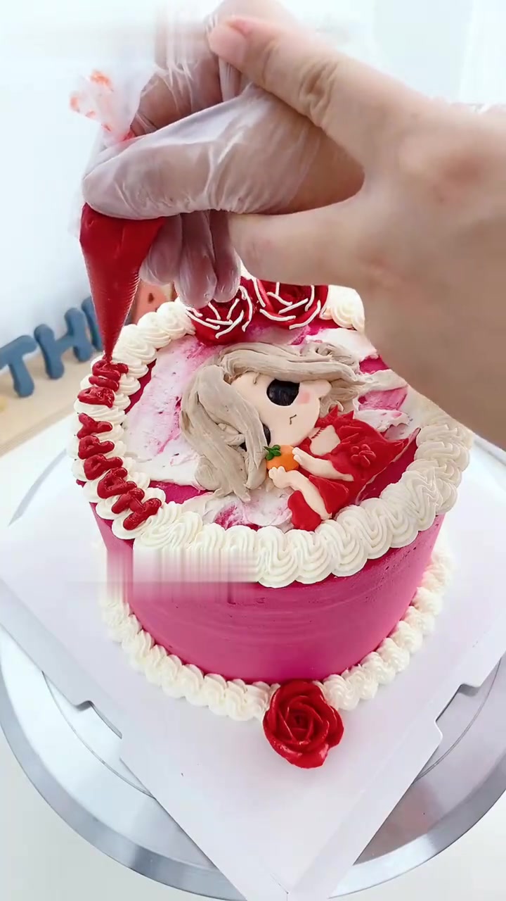 第五人格红夫人玛丽二次元生日蛋糕手绘游戏痛糕