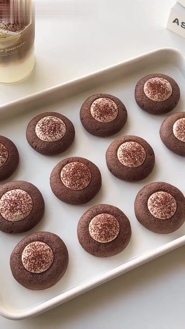 提拉米苏乳酪曲奇，双重口感超好吃！