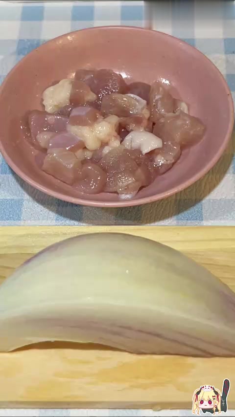 「生命维持餐」迷你定食——洋葱炒鸡盖饭