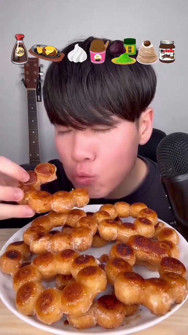 各种口味甜甜圈试吃