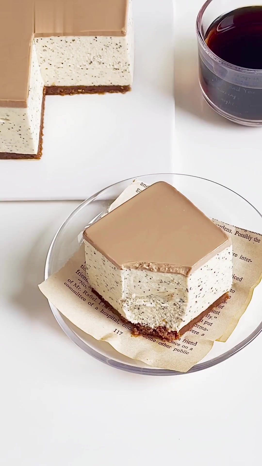 焦糖伯爵红茶芝士慕斯蛋糕