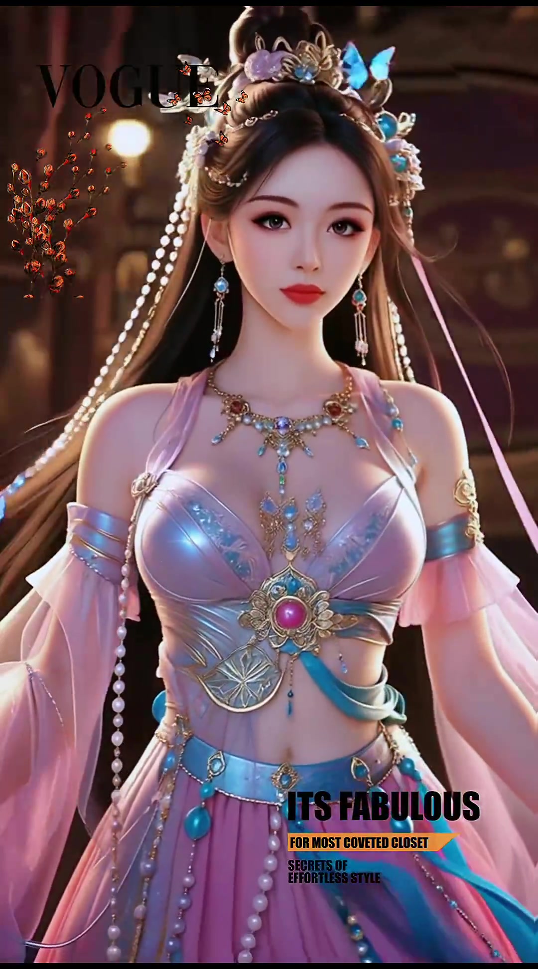 孟潞古风国漫梦幻唯美意境