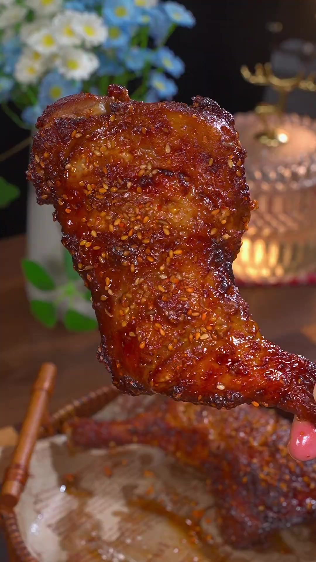 空气炸锅脆皮鸡腿做法,外焦里嫩超好吃