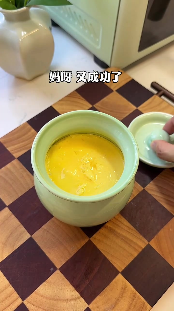 邪修 教你用微波炉3分钟叮出果冻一样的鸡蛋羹,鲜嫩Q弹,简单快速,太厉害了 微波炉鸡蛋羹 