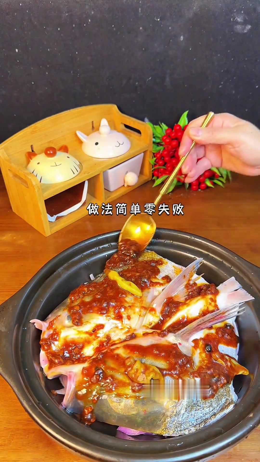 湛江人爱吃的大鱼头，酱焖起来超美味