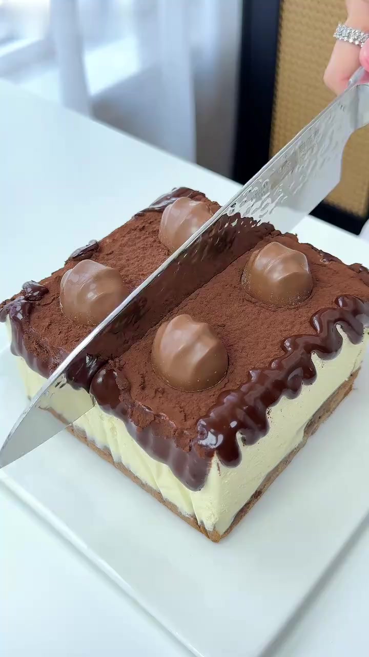 三重口感的咖啡芝士蛋糕！