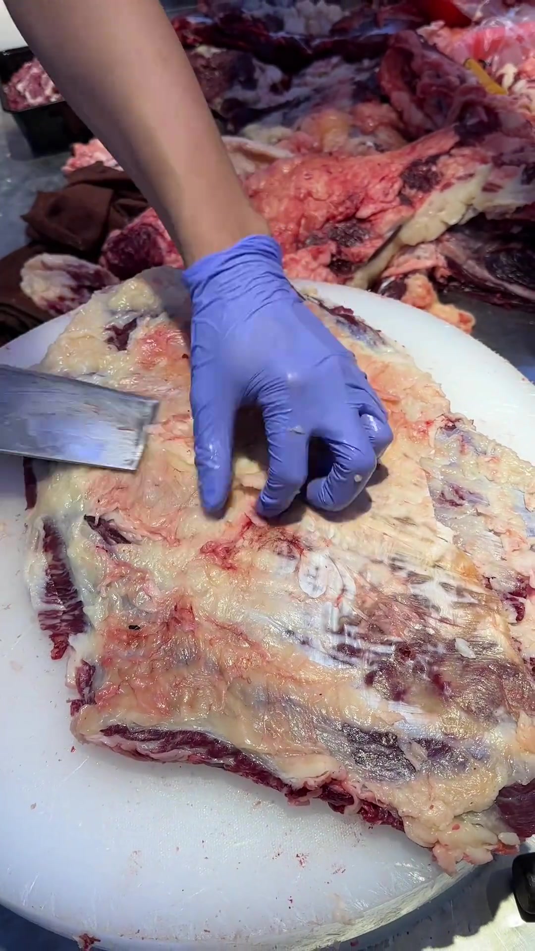 牛小排、三角牛腩、匙皮雪花牛肉，脂肪含量超高