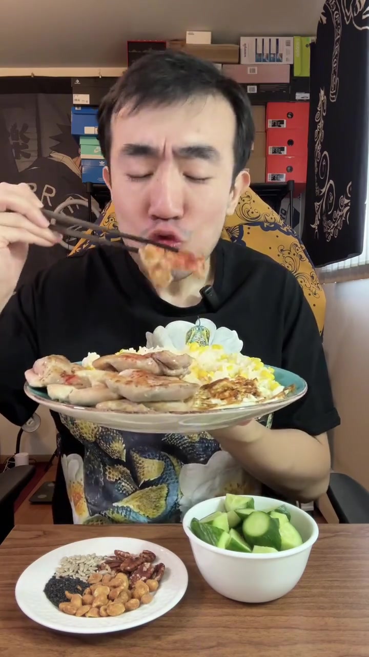 减脂版甘梅味鸡排配饭