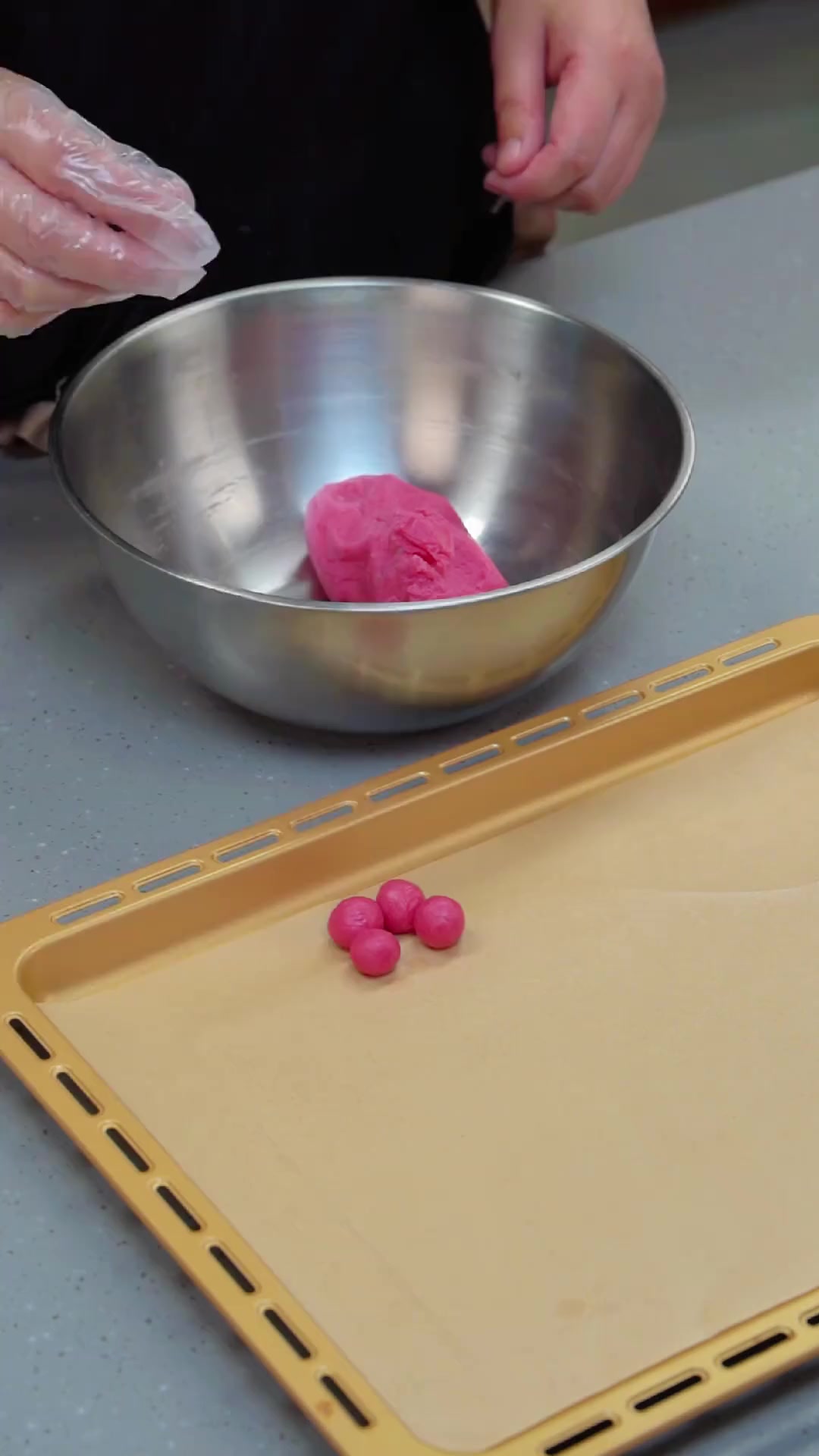 桃花曲奇饼干来啦，简单好做不易失败