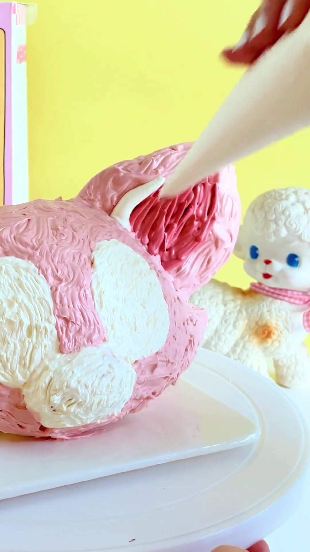 玲娜贝儿立体蛋糕,历时一小时!你也可以已经很多同学交作业了