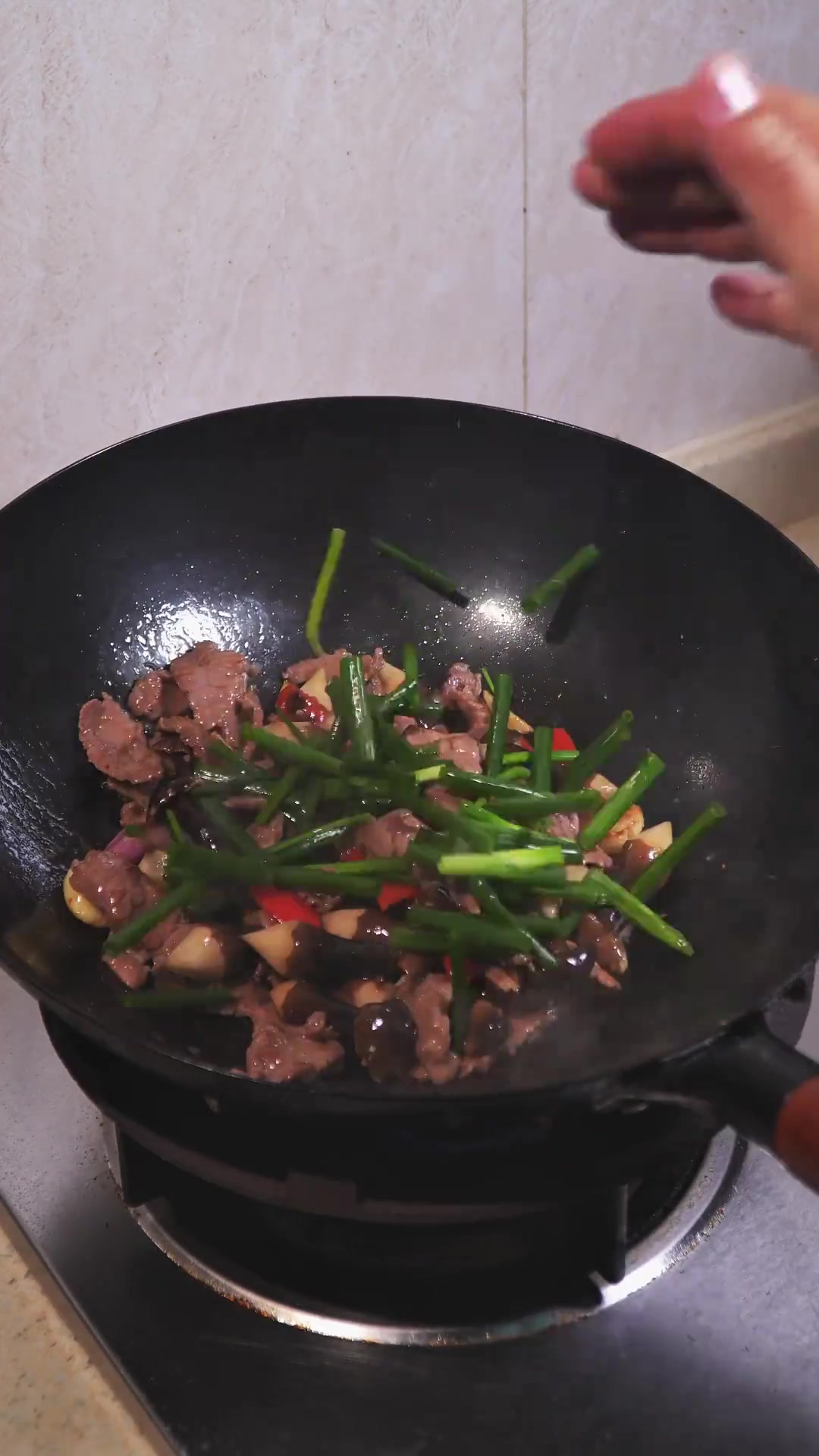 解锁家常菜100道简单炒菜鸡枞菌炒牛肉