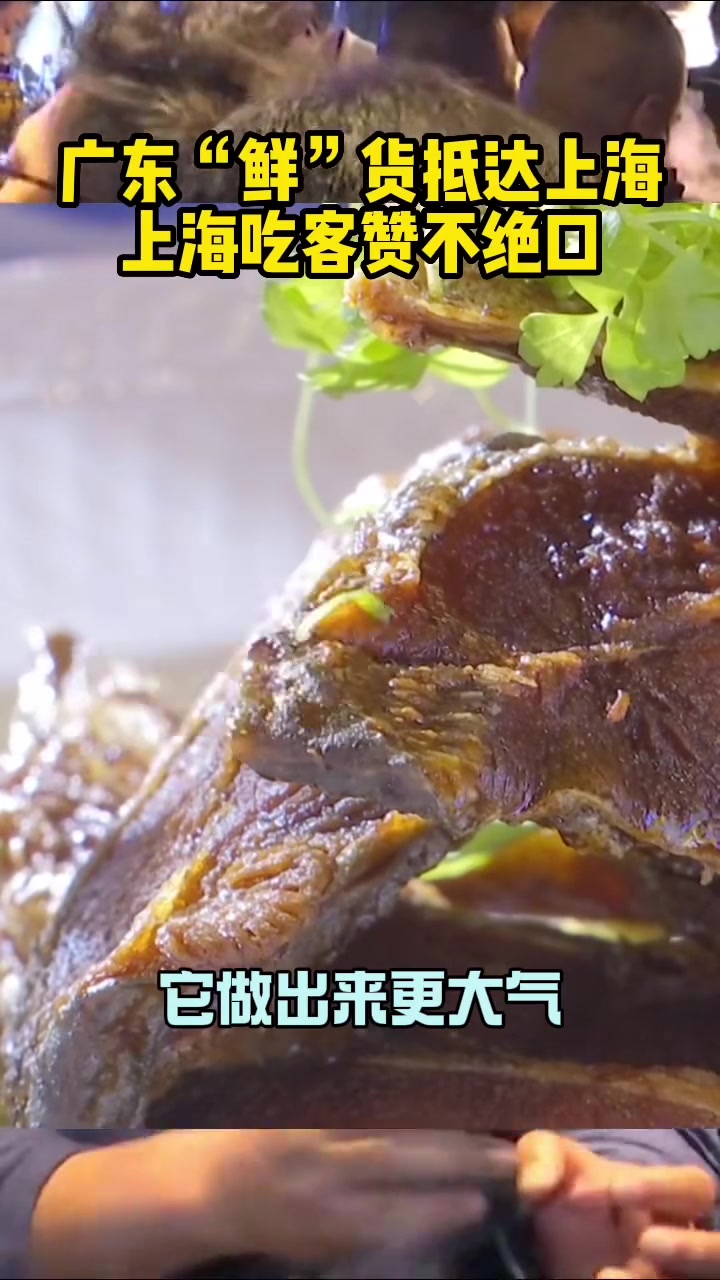 广东现代化海洋牧场臻品惊艳亮相上海推介,当广东“鲜”货抵达上海,这些融合菜让上海吃客赞不绝