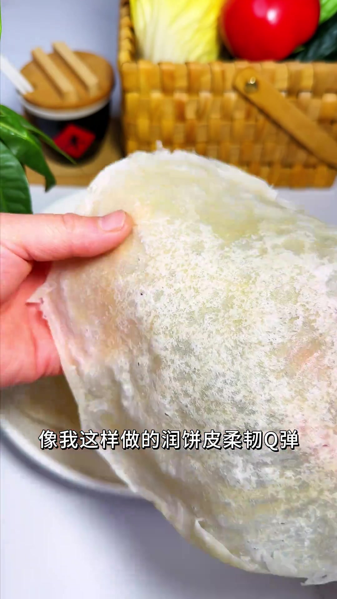 泉州润饼皮做法教程，柔润Q弹薄不破超好吃