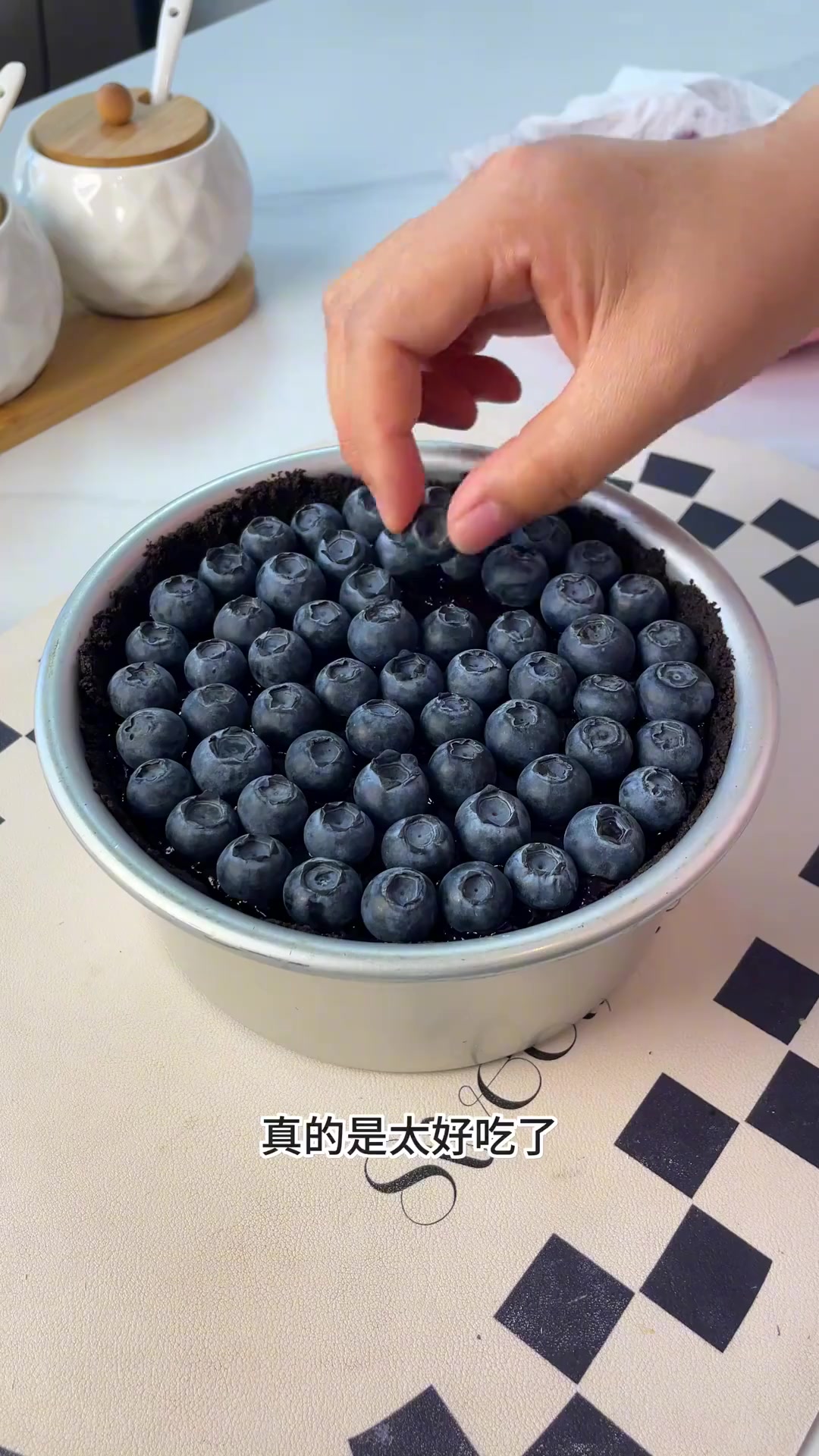 免烤箱打蛋器，搅拌即做蓝莓芝士蛋糕